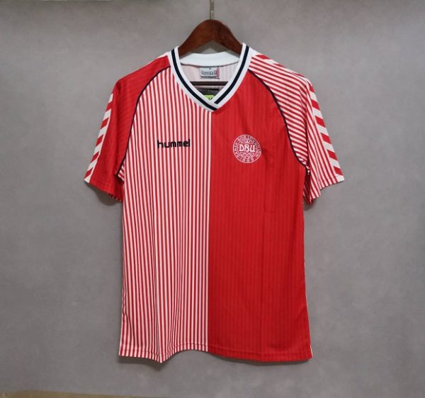 DENMARK 1986 HOME RETRO FOOTBALL SHIRT