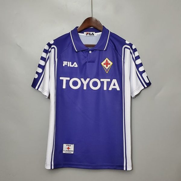 FIORENTINA 1999-2000 HOME RETRO FOOTBALL SHIRT