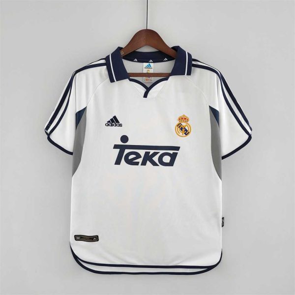 REAL MADRID HOME 2000 RETRO FOOTBALL SHIRT