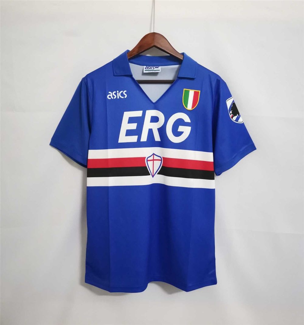 SAMPDOIRA 1991- 1992 HOME RETRO FOOTBALL SHIRT