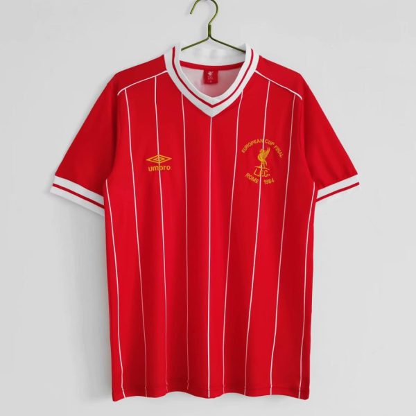 LIVERPOOL 1984 UCL FINAL HOME RETRO FOOTBALL SHIRT