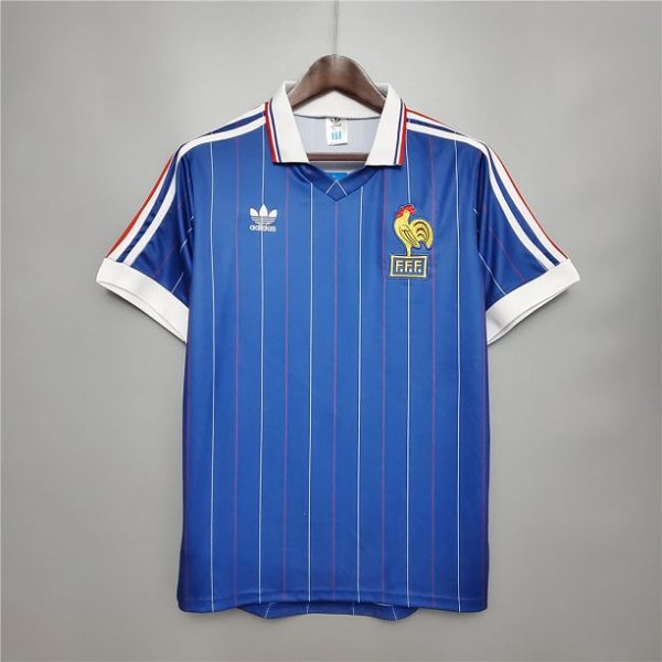 FRANCE WORLD CUP 1982 HOME FOOTBALL SHIRT