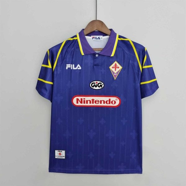 FIORENTINA 1997-1998  HOME RETRO FOOTBALL SHIRT