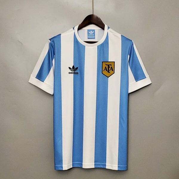 Argentina 1978 World Cup Retro Home Soccer Jersey