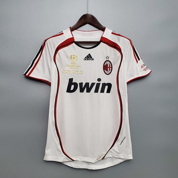 AC MILAN 2006 - 2007 UCL FINAL AWAY RETRO FOOTBALL SHIRT