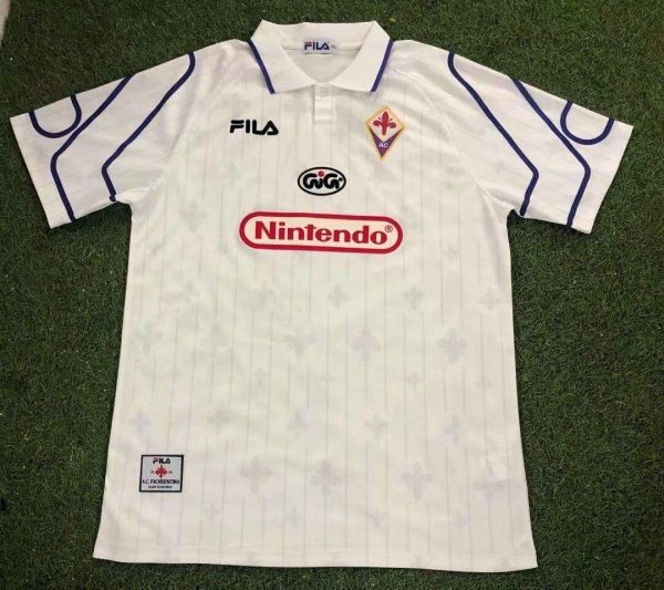 FIORENTINA 1997-1998  AWAY RETRO FOOTBALL SHIRT