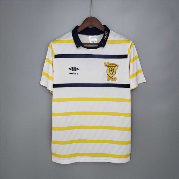 SCOTLAND 1988 AWAY RETRO FOOTBALL SHIRT