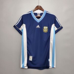 ARGENTINA WORLD CUP 1998 AWAY RETRO FOOTBALL SHIRT