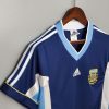 ARGENTINA WORLD CUP 1998 AWAY RETRO FOOTBALL SHIRT
