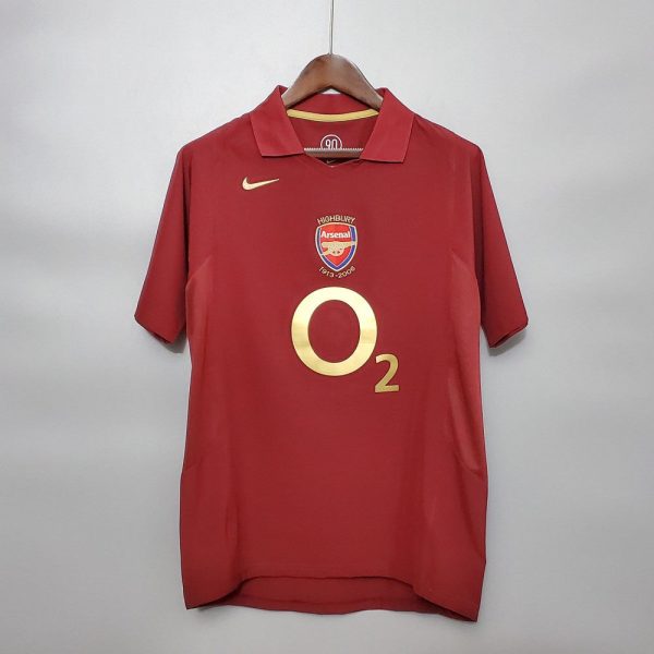 Arsenal 2005/2006 retro Home Century Soccer Jersey