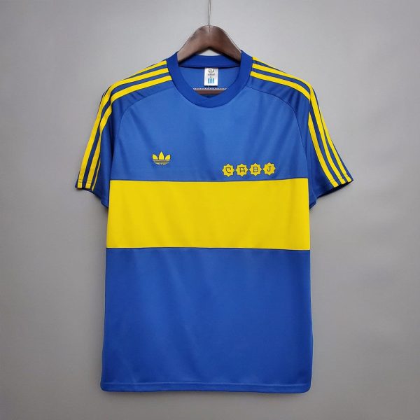 BOCA JUNIORS 1981 HOME RETRO FOOTBALL SHIRT