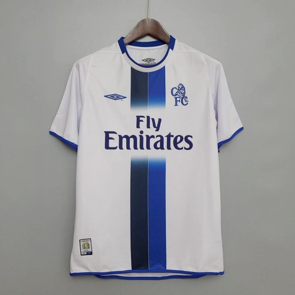 CHELSEA 2003-2005 AWAY RETRO FOOTBALL SHIRT