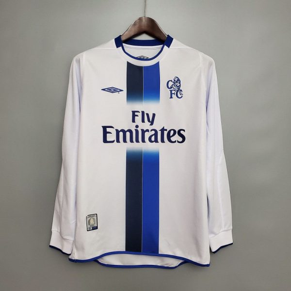 CHELSEA 2003-2005 LONG SLEEVE AWAY RETRO FOOTBALL SHIRT