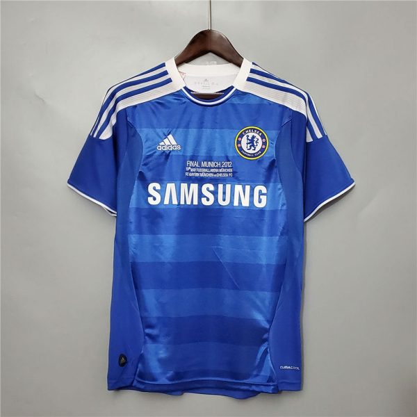 CHELSEA 2012 UCL FINAL HOME RETRO FOOTBALL SHIRT