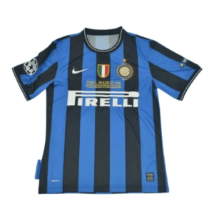INTER MILAN 2010 HOME RETRO UCL FINAL FOOTBALL SHIRT