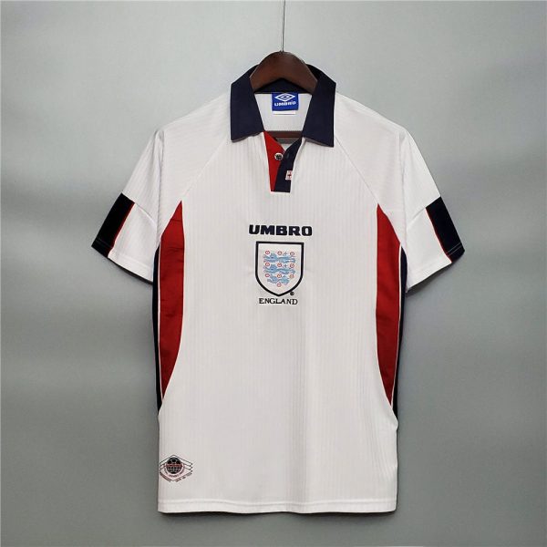 ENGLAND WORLD CUP 1998 RETRO HOME FOOTBALL SHIRT