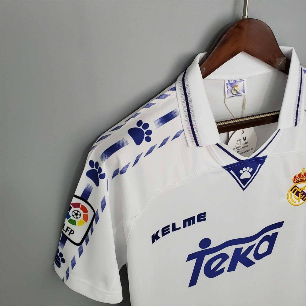 REAL MADRID 1996 HOME RETRO FOOTBALL SHIRT