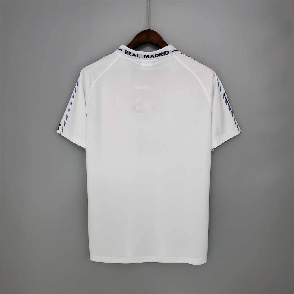 REAL MADRID 1996 HOME RETRO FOOTBALL SHIRT