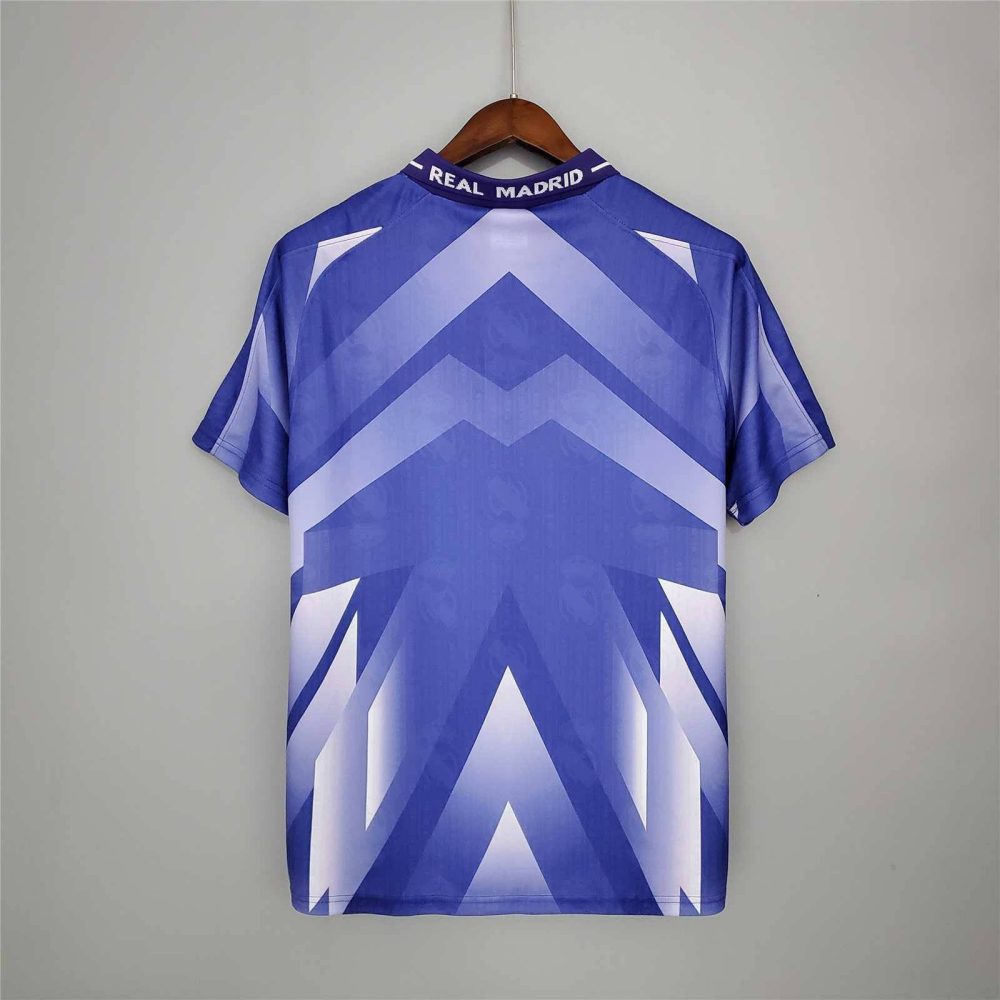 REAL MADRID 1996 AWAY RETRO FOOTBALL SHIRT