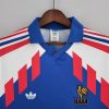 France Retro Jersey 1988 Long Sleeve Home Shirt