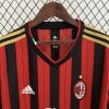 AC Milan Retro Jersey 2013 Long Sleeve Home Shirt