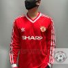 Manchester United Retro Jersey 1986 Long Sleeve Home Shirt