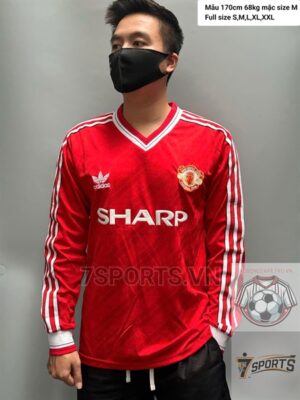 Manchester United Retro Jersey 1986 Long Sleeve Home Shirt