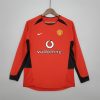 Manchester United Retro Jersey 2002 Long Sleeve Home Shirt
