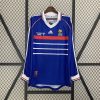 France Retro Jersey 1998 Long Sleeve Home Shirt