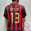 AC Milan Retro Jersey 2006 Home Shirt Name Number Set #13 NESTA