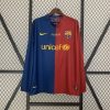 Barcelona Retro Jersey 2008 Long Sleeve Home Shirt