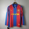 Barcelona Retro Jersey 2007 Long Sleeve Home Shirt