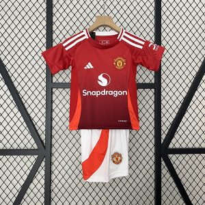 Manchester United Kids' Soccer Jersey 2024/2025 Home