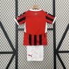 AC Milan Kids' Soccer Jersey 2024 Home