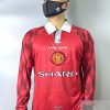 Manchester United Retro Jersey 1996 Long Sleeve Home Shirt