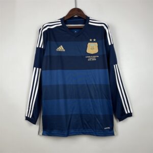 Argentina Retro Jersey 2014 Long Sleeve Away Shirt