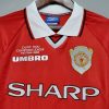 Manchester United Retro Jersey 1999 Long Sleeve Home Shirt