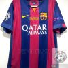 Barcelona Retro Jersey 2014 Home Shirt Name Number Set #10 MESSI