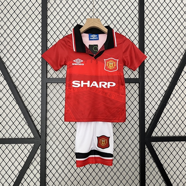 Manchester United Kids' Soccer Jersey 1994 Home