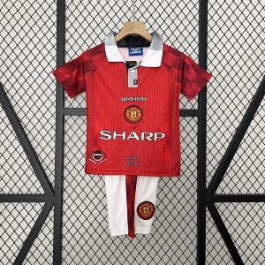 Manchester United Kids' Soccer Jersey 1996 Home