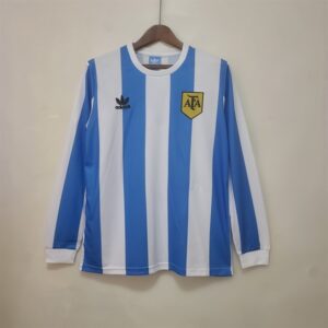 Argentina Retro Jersey 1978 Long Sleeve Home Shirt