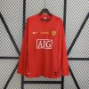 Manchester United Retro Jersey 2008 Long Sleeve Home Shirt