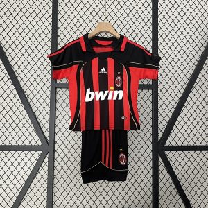 AC Milan Kids' Soccer Jersey 2006 Home
