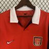 Arsenal Retro Jersey 1998 Long Sleeve Home Shirt