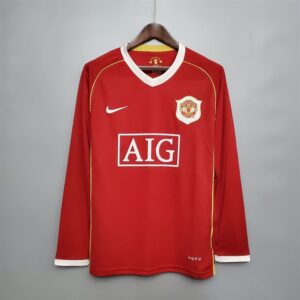 Manchester United Retro Jersey 2006 Long Sleeve Home Shirt