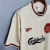 LIVERPOOL 1996-1997 CREAM AWAY RETRO FOOTBALL SHIRT