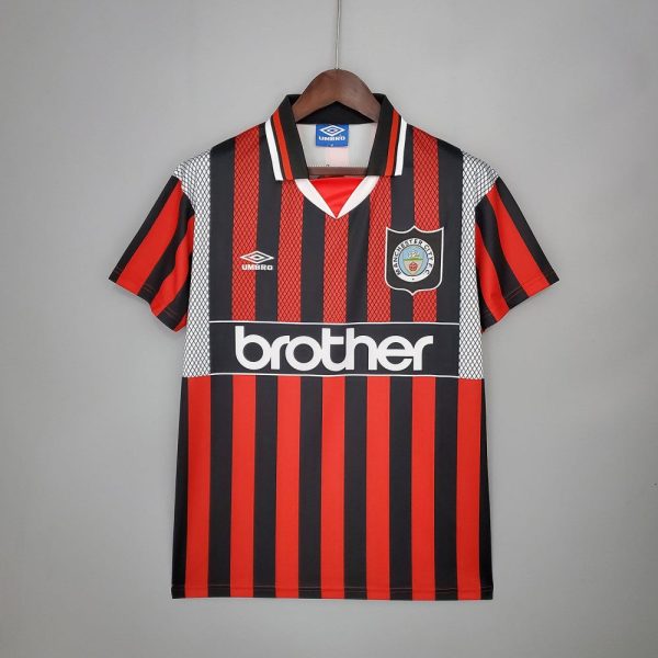 MANCHESTER CITY 1994-1996 AWAY RETRO FOOTBALL SHIRT