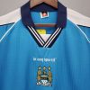 MANCHESTER CITY 1999-2001 HOME RETRO FOOTBALL SHIRT