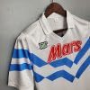NAPOLI 1988 -1989 WHITE AWAY RETRO FOOTBALL SHIRT