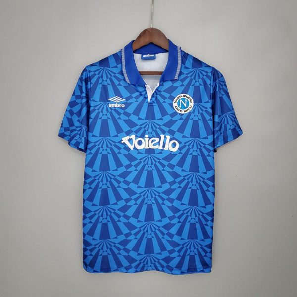 NAPOLI 1991 -1993 RETRO HOME FOOTBALL SHIRT